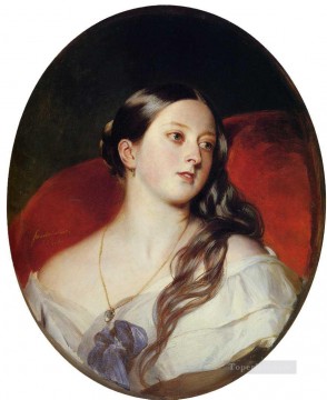 フランツ・クサヴァー・ウィンターハルター Painting - ヴィクトリア女王の王室肖像画 フランツ・クサヴァー・ウィンターハルター